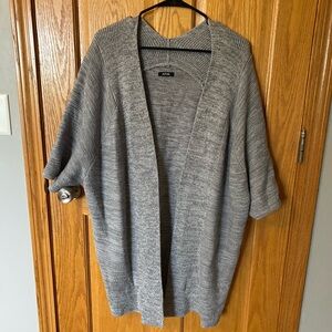 Apt. 9 Gray Open-Front Cardigan Sweater